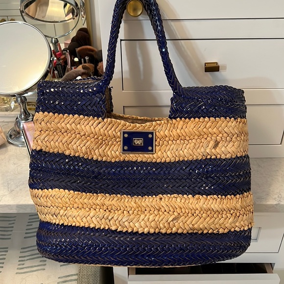 Anya Hindmarch Bags Anya Hindmarch Straw Tote Poshmark